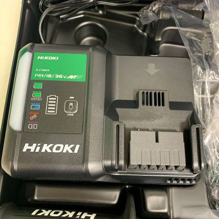  HiKOKI ハイコーキ 13mm コードレスドライバドリル　充電器・充電池2個・ケース付 36v DS36DC