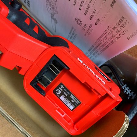  KYOCERA キョウセラ 充電式のこぎり　18Ｖ　充電器・充電池1個付 BSK-1800L1 レッド