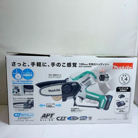  MAKITA マキタ 充電式ハンディソー 充電器・充電池1個 100mm 10.8v  MUC100DWHG グリーン