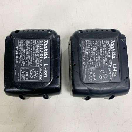  MAKITA マキタ 14.4ｖインパクトドライバ 充電器・充電池2個(充電回数8回/9回）ケース付 TD131D ブルー