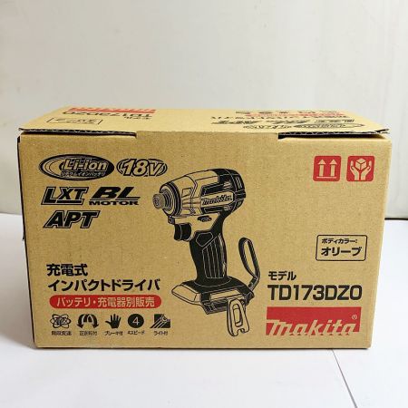  MAKITA マキタ 18Ｖインパクトドライバ　本体のみ TD173DZO オリーブ