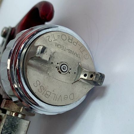  DEVIL BISS  デビルビス スプレーガン カップ付き GTI Pro T2 レッド