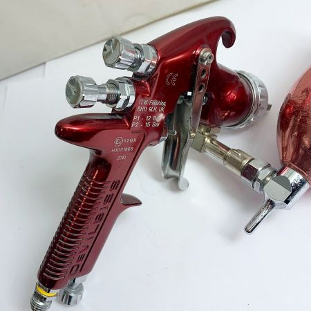  DEVIL BISS  デビルビス スプレーガン カップ付き GTI Pro T2 レッド