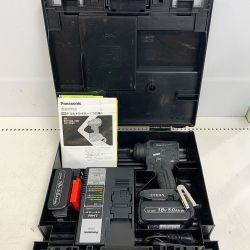 ♭♭ Panasonic パナソニック 充電ドリルドライバー　充電器・充電池2個・ケース付　2023年製 EZ1DD2J18D ブラック Bランク