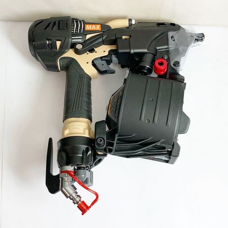  MAX マックス 高圧65ｍｍ　釘打機 スーパーネイラ　ケース付　AEROSTAR　限定色 HN-65N4(D)-G サンドベージュ