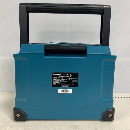  MAKITA マキタ 18v充電式ラジオ付きテレビ　ACアダプター・リモコン付き　　アンテナ折れあり TV100