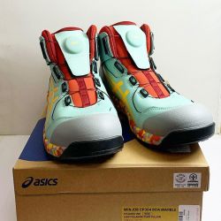 ♭♭ アシックス WINJOB CP304 BOA MARBLE　30.0㎝　安全靴/作業靴 WINJOB CP219 BOA MARBLE TIGER YELLOW x イエロー Sランク