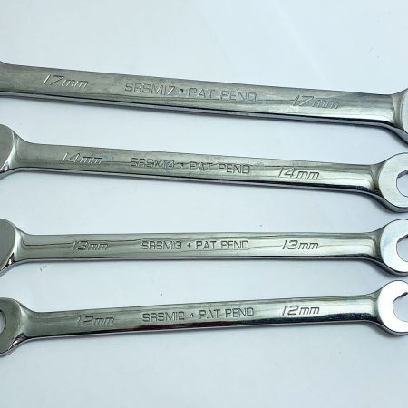  Snap-on スナップオン オープンエンドスピードレンチ  4本まとめ SRSM