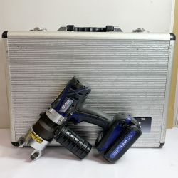 ♭♭ CACTUS  カクタス コードレス電動油圧式圧着工具 充電器・充電池1個・ケース付 14.4v  EV-250L Bランク