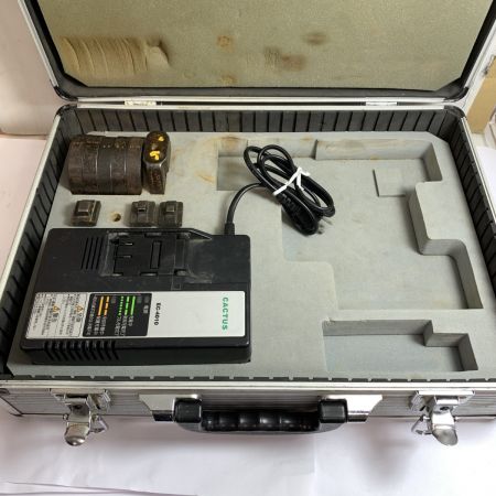  CACTUS  カクタス コードレス電動油圧式圧着工具 充電器・充電池1個・ケース付 14.4v  EV-250L