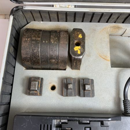  CACTUS  カクタス コードレス電動油圧式圧着工具 充電器・充電池1個・ケース付 14.4v  EV-250L