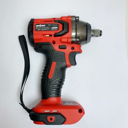  UBERMANN 充電式インパクトレンチ　12.7ｍｍ角　5.0ＡＨセット　充電器・充電池1個・ケース付 18v UB18VIWBL50BPCG レッド