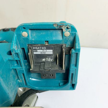  MAKITA マキタ 125ｍｍ　18Ｖ　充電式丸ノコ　本体のみ　キズあり　2021年2月製造 HS474D グリーン