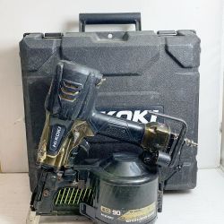 ♭♭ HiKOKI ハイコーキ 90mm 高圧ロール釘打機　ケース付 NV90HR2 Bランク