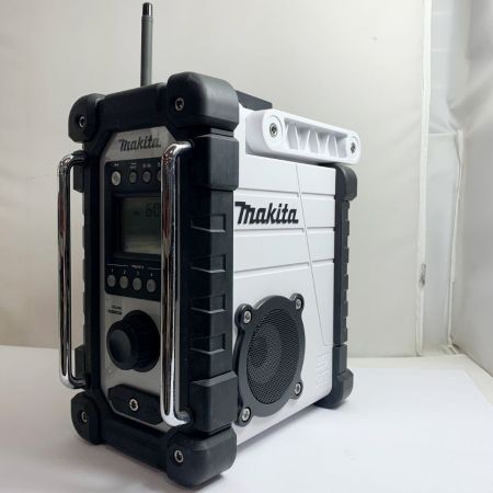  MAKITA マキタ 18Ｖ　充電式ラジオ　 MR107 ホワイト x ブラック