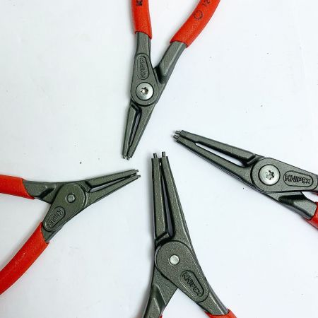  KNIPEX クニペックス スナップリングプライヤ 4本セット
