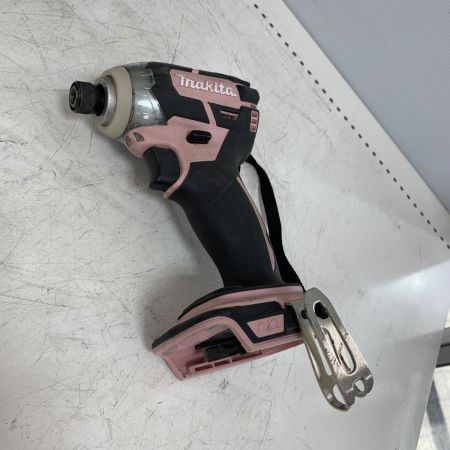  MAKITA マキタ 充電式インパクトドライバ　充電器・充電池1個（充電回数36回）・ケース付 18v  TD148DRTXP ピンク