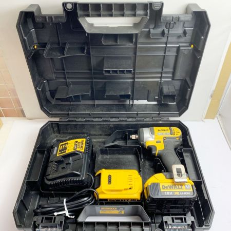  DEWALT インパクトレンチ　充電器・充電池2個・ケース付 18v DCF880H イエロー