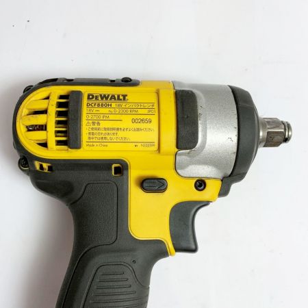  DEWALT インパクトレンチ　充電器・充電池2個・ケース付 18v DCF880H イエロー