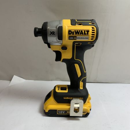  DEWALT インパクトドライバ　バッテリー1個　ケース付　※充電器なし DCF887 イエロー