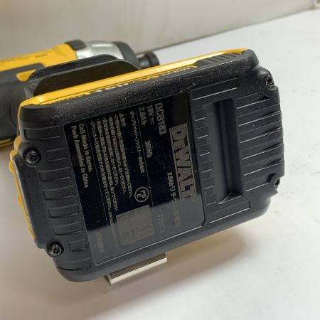  DEWALT インパクトドライバ　バッテリー1個　ケース付　※充電器なし DCF887 イエロー