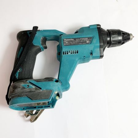  MAKITA マキタ 充電式スクリュードライバ　充電器、バッテリー2個、バッテリーアダプタ、ケース付 FS600D ブルー