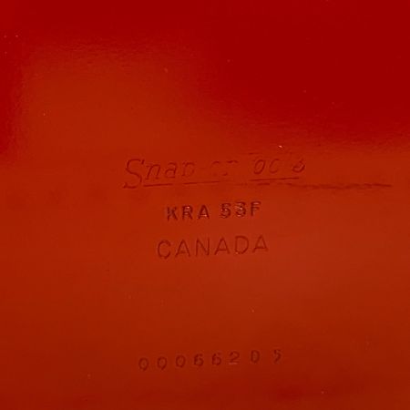 Snap-on スナップオン 工具ケース　キズあり　鍵1つ付　カナダ製 KRA53F レッド