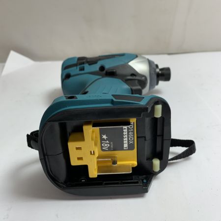  MAKITA マキタ 充電式インパクトドライバ　18Ｖ　充電器・充電池2個・ケース付 TD146DX ブルー