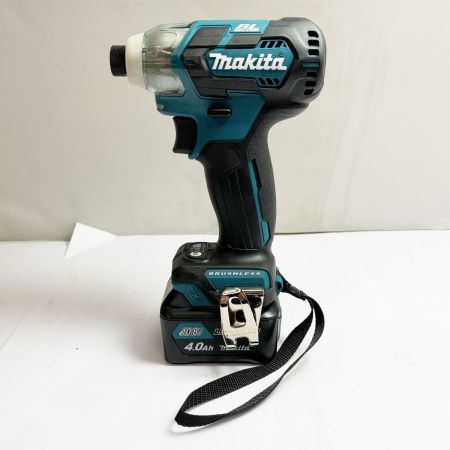  MAKITA マキタ 10.8ｖ　充電式インパクトドライバ　充電器・充電池2個・ケース付 TD111DSMX ブルー