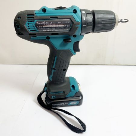  MAKITA マキタ 10.8ｖ　充電式ドライバドリル　充電器・充電池2個付　 DF331D ブルー
