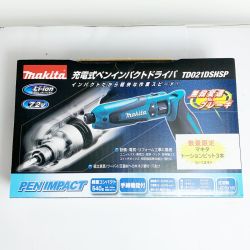 ♭♭ MAKITA マキタ 充電式インパクトドライバ　7.2Ｖ　充電器・充電池1個付  TD021DSHSP ブルー Sランク