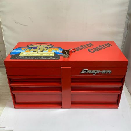  Snap-on スナップオン 工具箱　ツールBOX　1994年 USA製　鍵付　キズあり KRA33/43 レッド