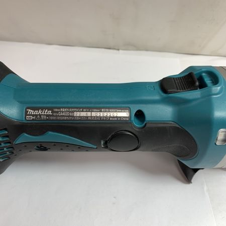  MAKITA マキタ 100mm　充電式ディスクグラインダー　18V　本体のみ　2022.6製造 GA402D ブルー