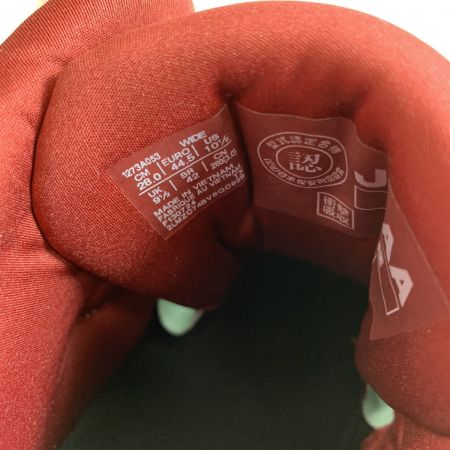  asics アシックス プロスニーカー ハイカット 安全靴　作業靴　28.0cm CP304 ラテセラドン x イエロー