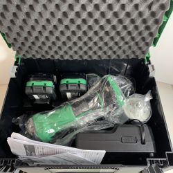 ♭♭ HiKOKI ハイコーキ 100mmコードレスディスクグラインダー  2024.12製造　充電器・充電池2個・ケース付  G3610DC Sランク