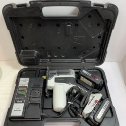 ♭♭ Panasonic パナソニック 14.4V 充電角穴カッター  充電器・充電池2個・ケース付 14.4v EZ4543 グレー Bランク