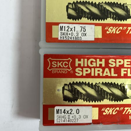  SKC ハイスピードスチール　スパイラル　フルーテッド　タップ　 M14×2.0/Ｍ12×1.75