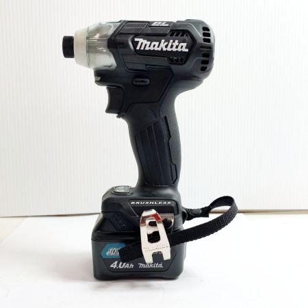  MAKITA マキタ 充電式インパクトドライバ　10.8Ｖ　充電器・充電池2個・ケース付  TD111DSMXB ブラック