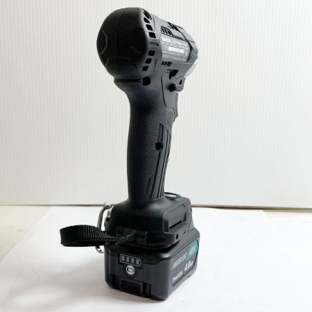  MAKITA マキタ 充電式インパクトドライバ　10.8Ｖ　充電器・充電池2個・ケース付  TD111DSMXB ブラック