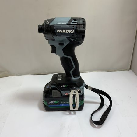  HiKOKI ハイコーキ コードレスインパクトドライバ　【特別限定色】　充電器・充電池2個・ケース付  WH36DD アイスグレー