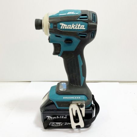  MAKITA マキタ 充電式インパクトドライバ　18V　充電器・充電池2個・ケース付  TD172DRGX ブルー