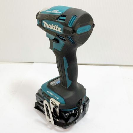  MAKITA マキタ 充電式インパクトドライバ　18V　充電器・充電池2個・ケース付  TD172DRGX ブルー