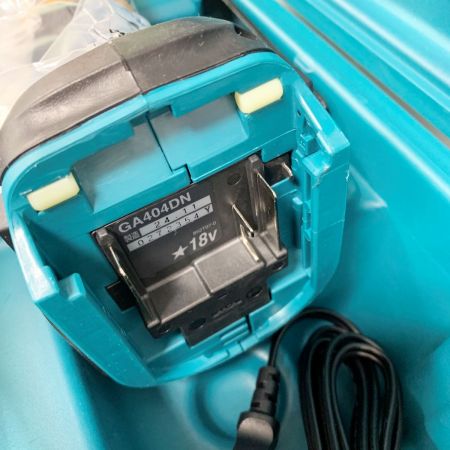  MAKITA マキタ 100mm 充電式ディスクグラインダ　充電器・充電池2個・ケース付 18v 2024.11製造 GA404DRGXN