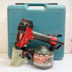 ♭♭ MAKITA マキタ 65ｍｍ　高圧エア釘打　　ケース付 AN620H レッド Bランク