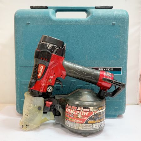  MAKITA マキタ 65ｍｍ　高圧エア釘打　　ケース付 AN620H レッド