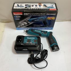 ♭♭ MAKITA マキタ 7.2ｖ　充電式ペンインパクトドライバ　充電池1個付　充電器付　 TD021D ブルー Bランク
