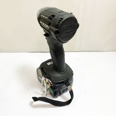  HiKOKI ハイコーキ 充電式インパクトドライバ　充電器・充電池1個・ケース付  WH18DC ブラック