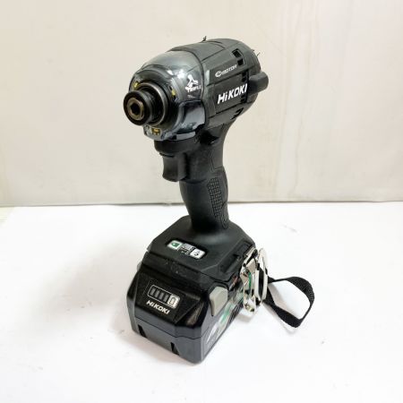  HiKOKI ハイコーキ 充電式インパクトドライバ　充電器・充電池1個・ケース付  WH18DC ブラック