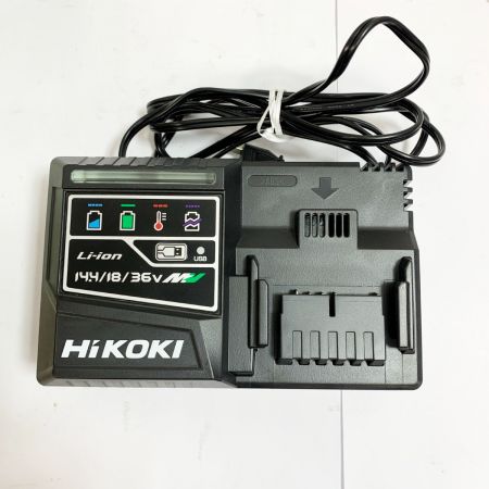  HiKOKI ハイコーキ 充電式インパクトドライバ　充電器・充電池1個・ケース付  WH18DC ブラック