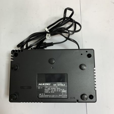  HiKOKI ハイコーキ 充電式インパクトドライバ　充電器・充電池1個・ケース付  WH18DC ブラック